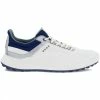 Ecco Core Spikeless Shoes - White/Silver/Blue Depths -Second Hand Clubs Sales white silver blue 1