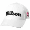 Wilson Performance Mesh Cap - White -Second Hand Clubs Sales wilson performance mesh cap white 1