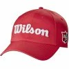 Wilson Staff Wilson Pro Tour Cap - Red/White -Second Hand Clubs Sales wilson pro tour cap red white 1