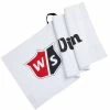 Wilson Staff Tour Caddy Towel - White 2 Wilson Staff Tour Caddy Towel - White -Second Hand Clubs Sales wilson staff tour caddy towel white 1