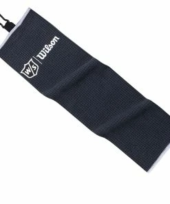 Wilson Staff Tri-Fold Golf Towel - Black