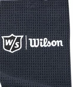 Wilson Staff Tri-Fold Golf Towel - Black -Second Hand Clubs Sales wislon staff trifold golf towel black 3