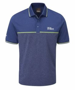 Oscar Jacobson Belford Polo Shirt - Navy Marl