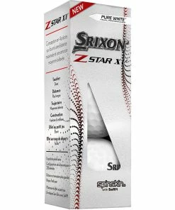 Srixon Z-Star XV 7 Golf Balls - Pure White - 12 Pack -Second Hand Clubs Sales z star xv 7 2