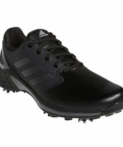 Adidas ZG21 Spiked Shoes - Core Black/Dark Silver Metallic/Grey Five -Second Hand Clubs Sales zg21shoesblacksilvergrey4