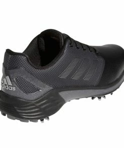 Adidas ZG21 Spiked Shoes - Core Black/Dark Silver Metallic/Grey Five -Second Hand Clubs Sales zg21shoesblacksilvergrey5